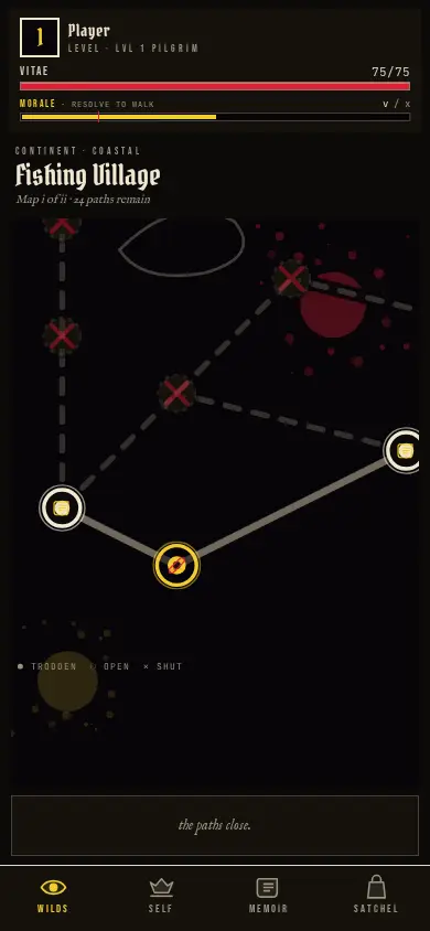 The combat encounter screen before the change: tightened the combat board's hit-zone spacing and softened the card-reveal timing on phone widths.